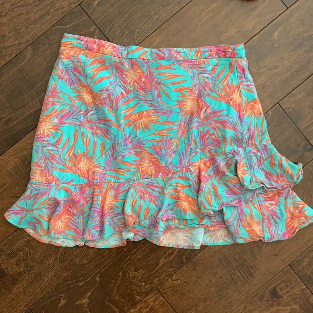 Gianni Bini Tropical Two Piece Skirt Set - Picture 4 of 11